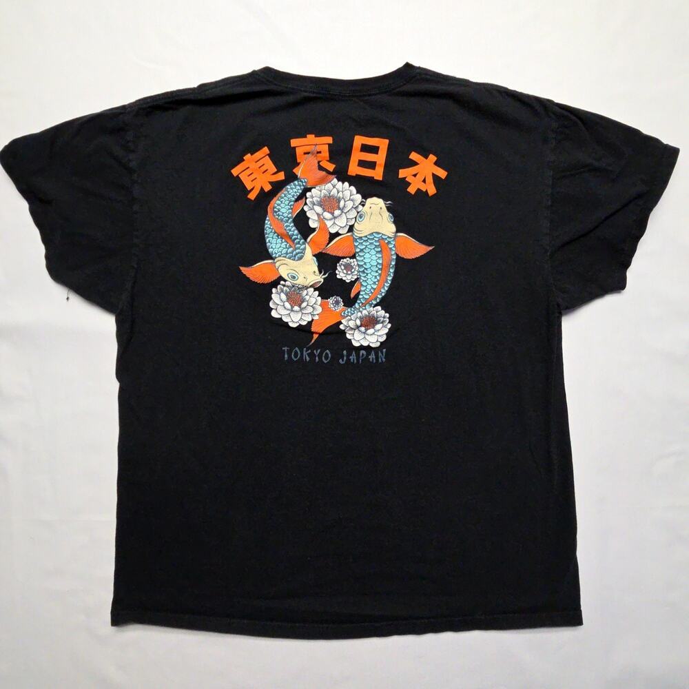 Bowery Tokyo Japan T-shirt Mens XL Cotton Black Shirt